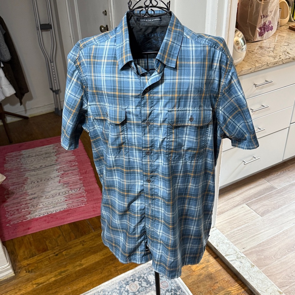 Kuhl Blue Plaid Men's Shirt